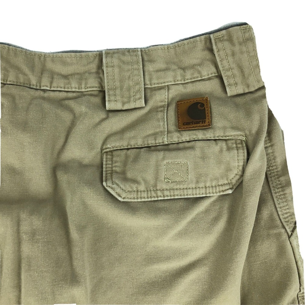 Carhartt Force Relaxed Fit Cargo Work Shorts Men's Size 42‎ Khaki 9" Inseam